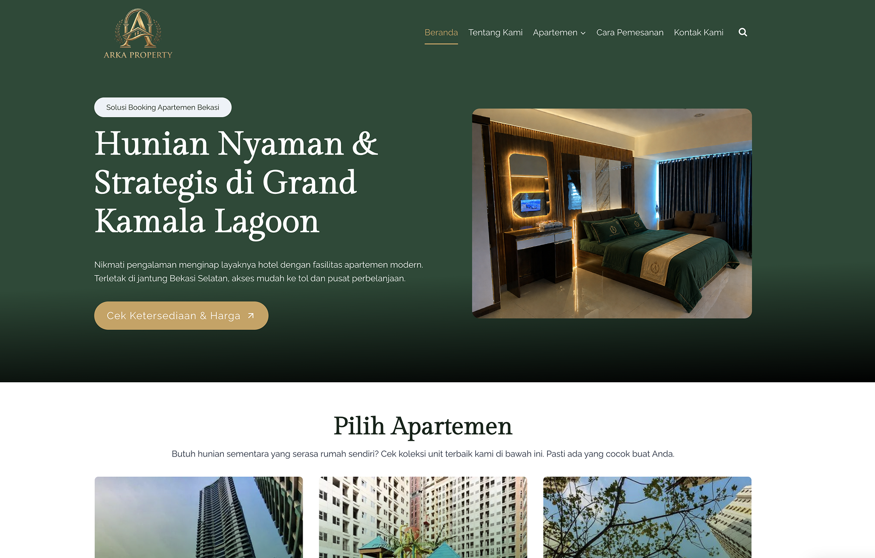 Website Arka Property